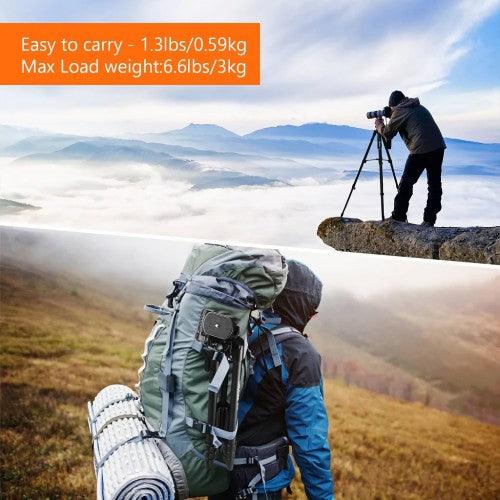 TACKLIFE 55-Inch Lightweight Aluminum Tripod for Travel/Camera/Smartphone with Carry Bag - Toytexx TACKLIFE 55-Inch Lightweight Aluminum Tripod for Travel/Camera/Smartphone with Carry Bag - Toytexx